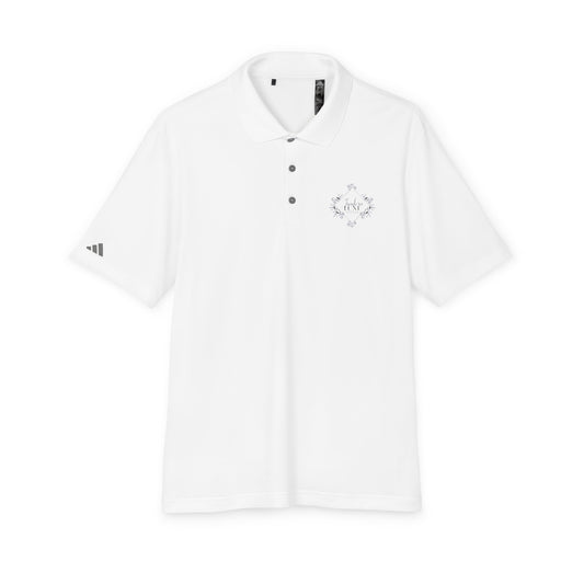 Polo Shirt Isadora Luxe Events Design - White Shirt, Black Logo