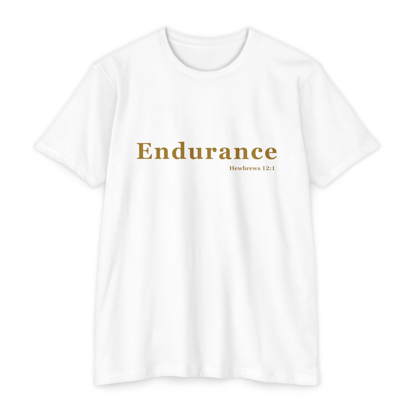 Forged By Faith - Endurance - Hebrews 12:1 Inspirational T-Shirt