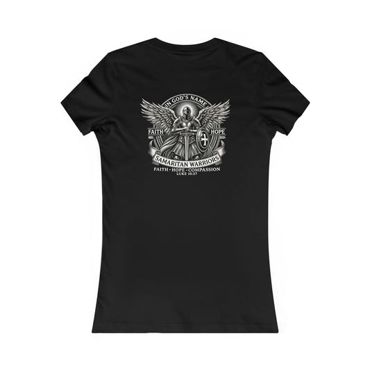 Bella Canvas - Samaritan Warrior - Back Logo Tee for Women