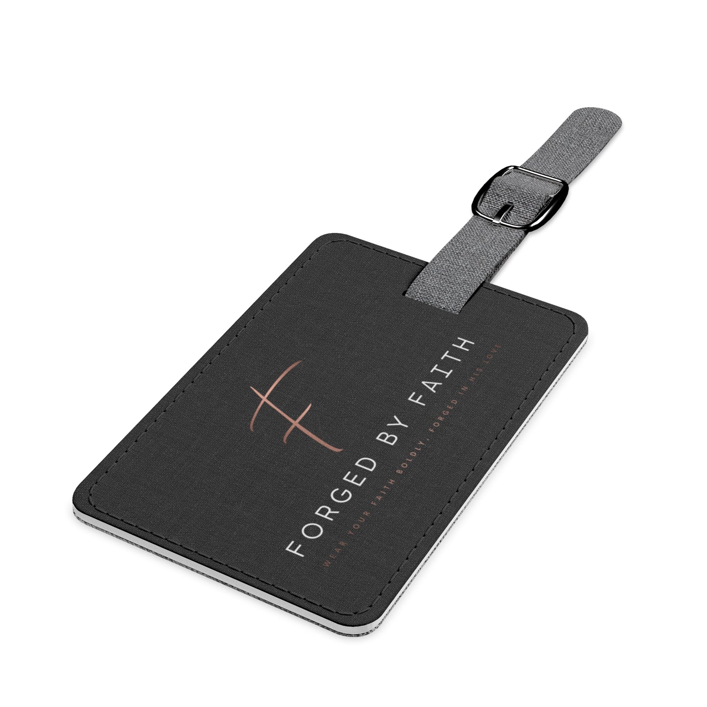 Travel with Purpose - Forged by Faith Luggage Tag