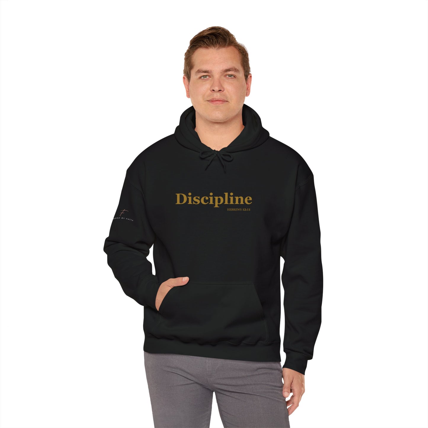 Discipline Hoodie - Hebrews 12:11 Faith-Based Apparel