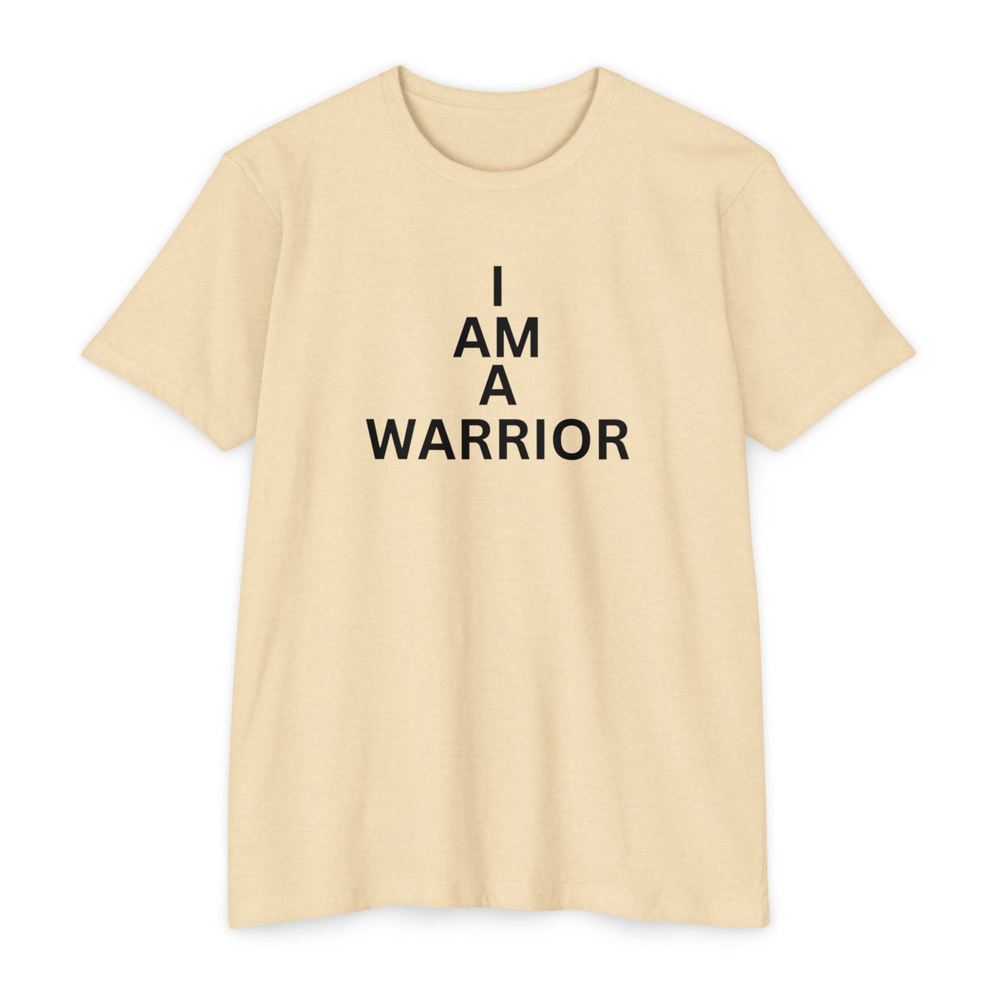 I Am A Warrior -  Samaritan Warrior T-shirt - Angel in Back - Demo1