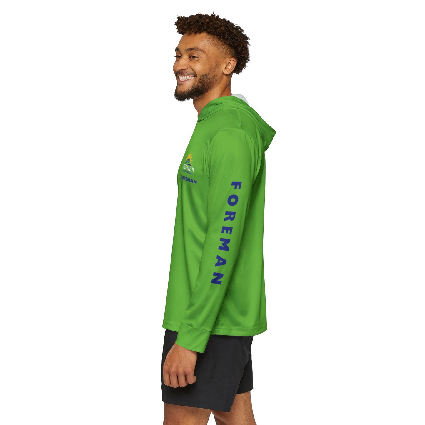 Greener Roofing - Site Foreman - Men's - Sports Warmup Hoodie