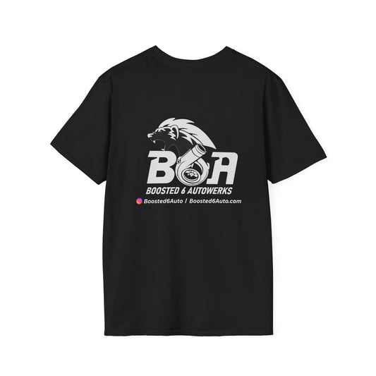Boosted6Auto Unisex T-Shirt - Trendy Car Enthusiast Apparel