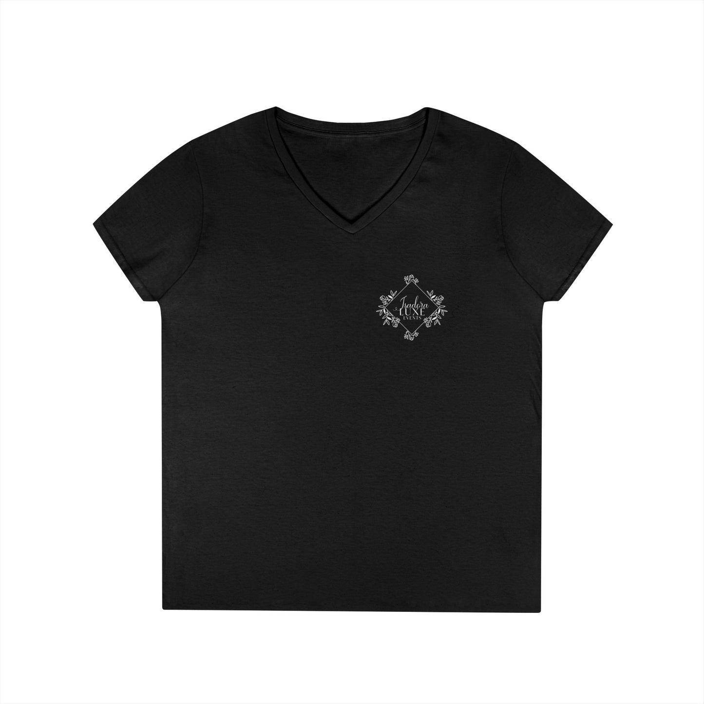 Elegant Floral V-Neck T-Shirt for Women - Perfect for Spring Celebrations