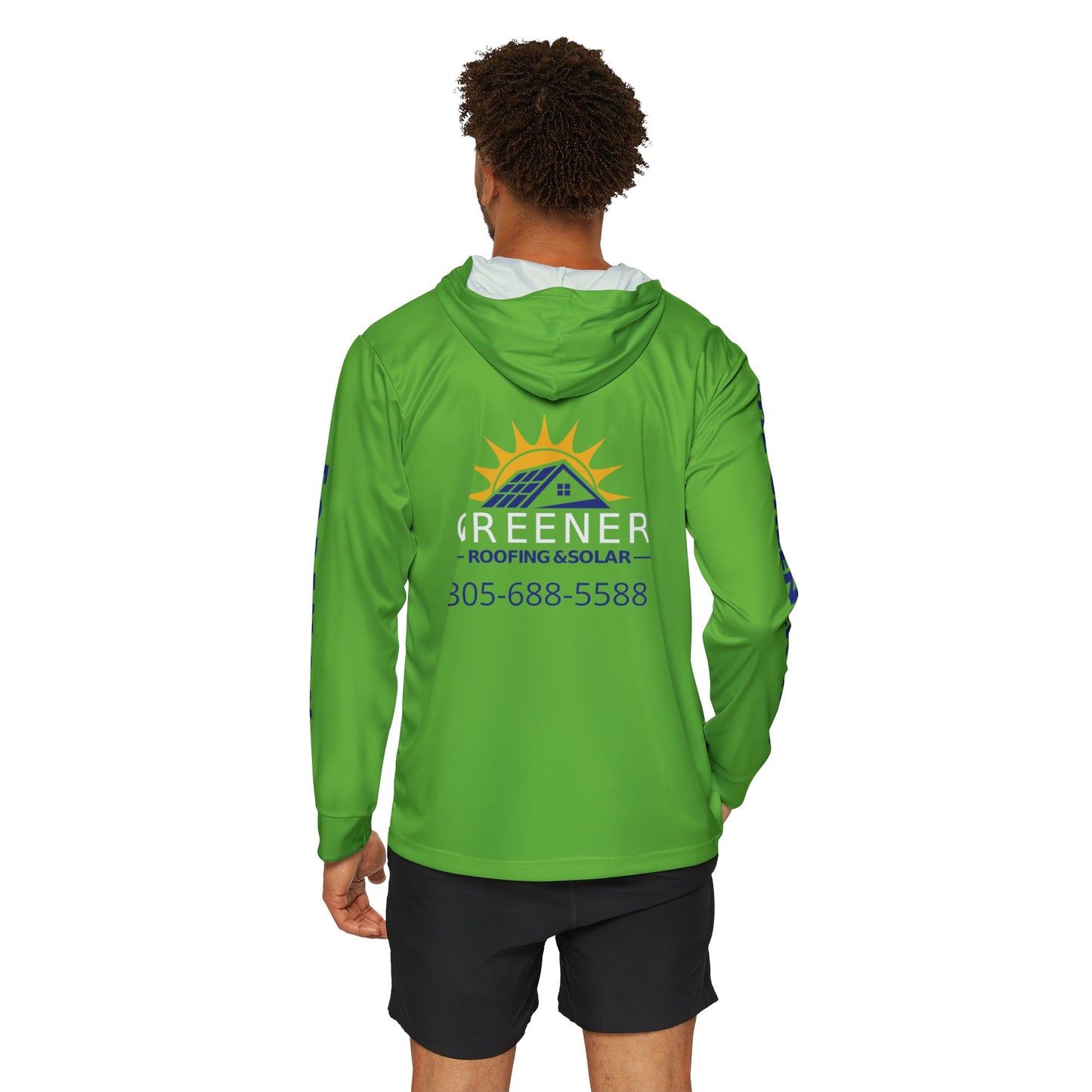 Greener Roofing - Site Foreman - Men's - Sports Warmup Hoodie