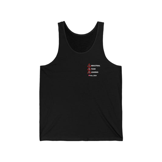 Industrial Team Leaning Tank Top, Unisex Jersey Tank for Team Building Events, Casual Wear, Gym, Everyday Style, Gift for Colleagues