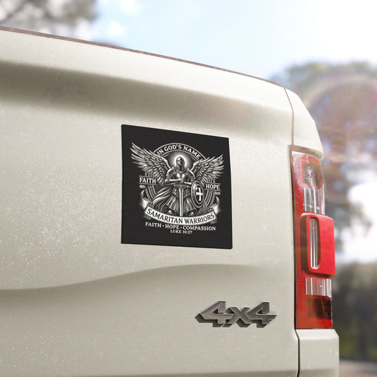 Faith & Hope Car Magnet - Samaritan Warriors Design