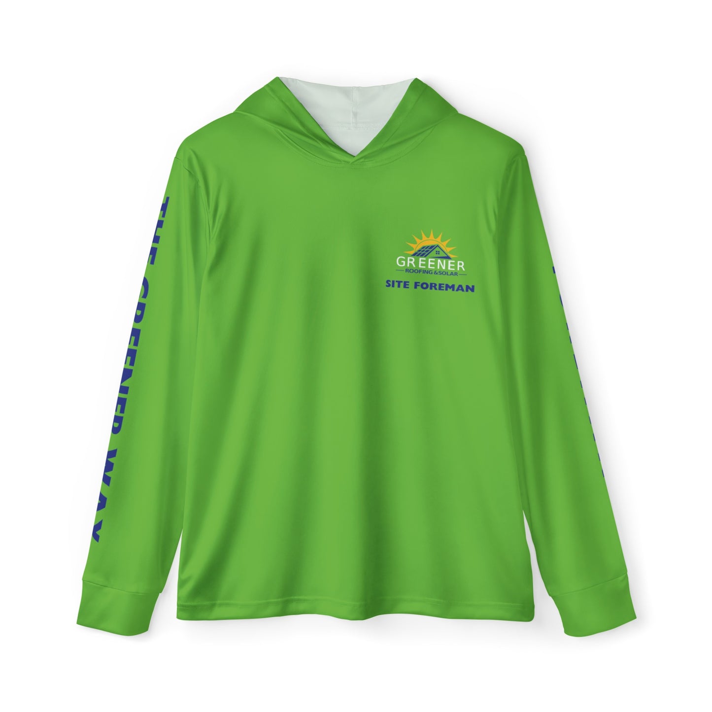 Greener Roofing - Site Foreman - Men's - Sports Warmup Hoodie