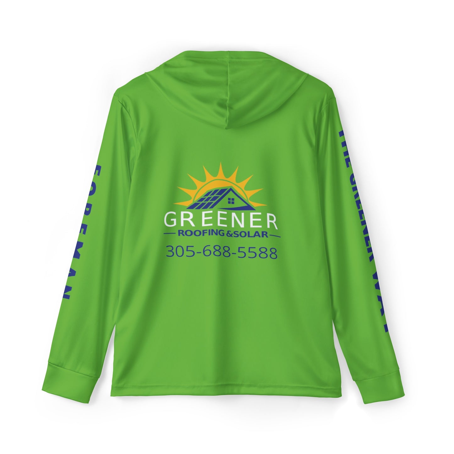 Greener Roofing - Site Foreman - Men's - Sports Warmup Hoodie