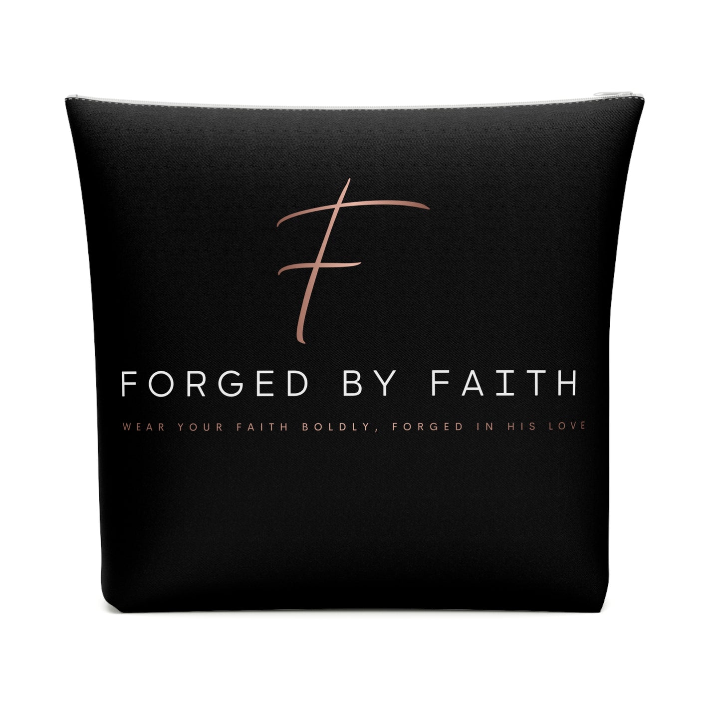 Forged by Faith - Cotton Cosmetic Bag