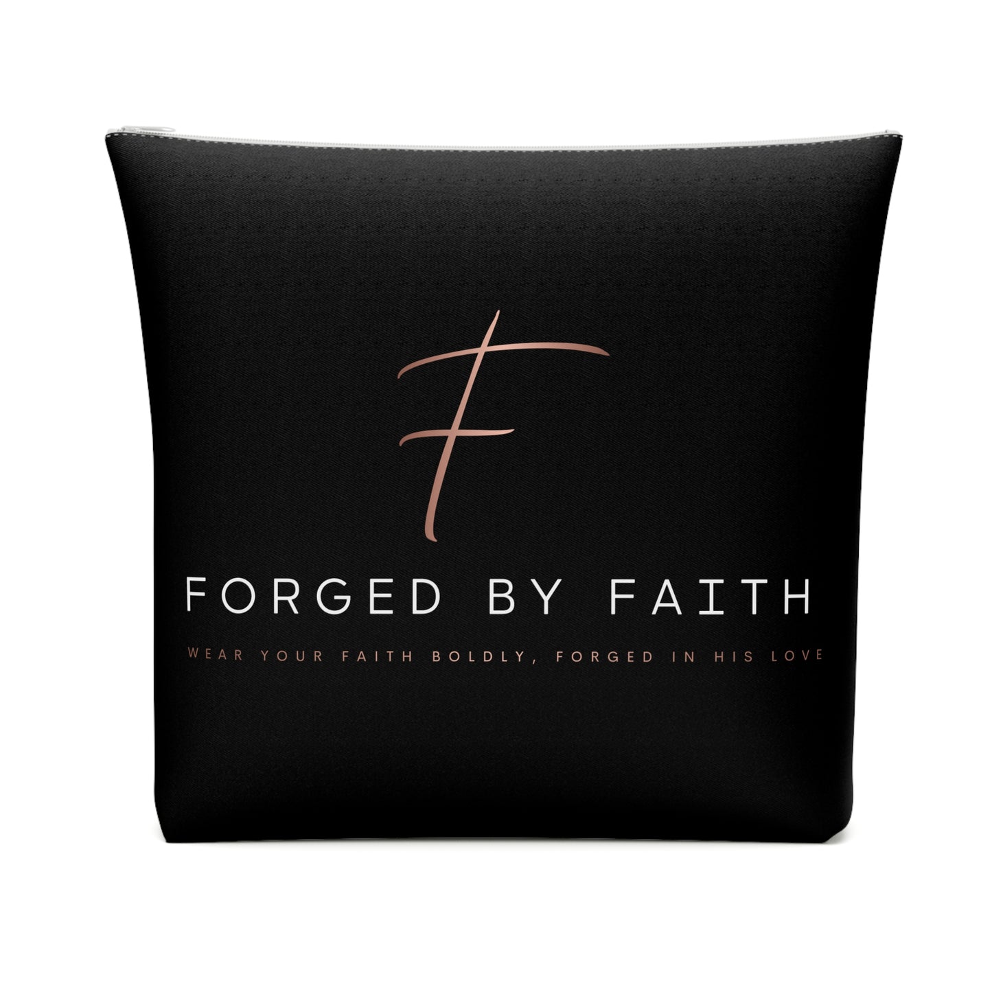 Forged by Faith - Cotton Cosmetic Bag