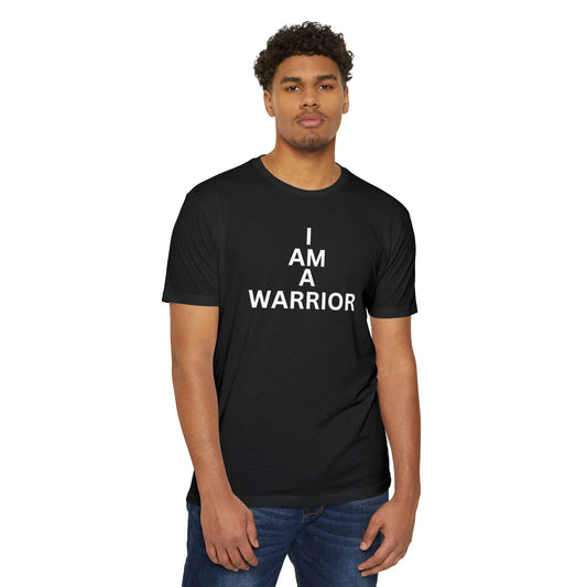 I Am A Warrior -  Samaritan Warrior T-shirt - Angel in Back - Demo1