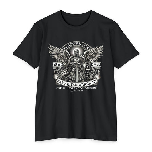 Samaritan Warrior T-shirt - Angel Center Front