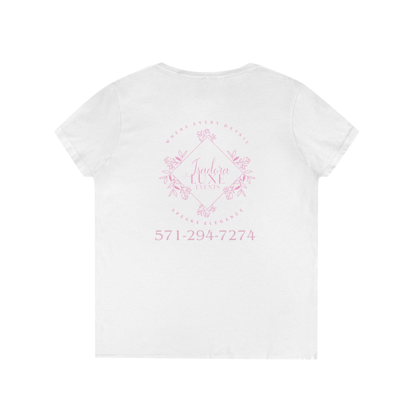 Elegant Floral V-Neck T-Shirt for Women - Perfect for Spring Celebrations