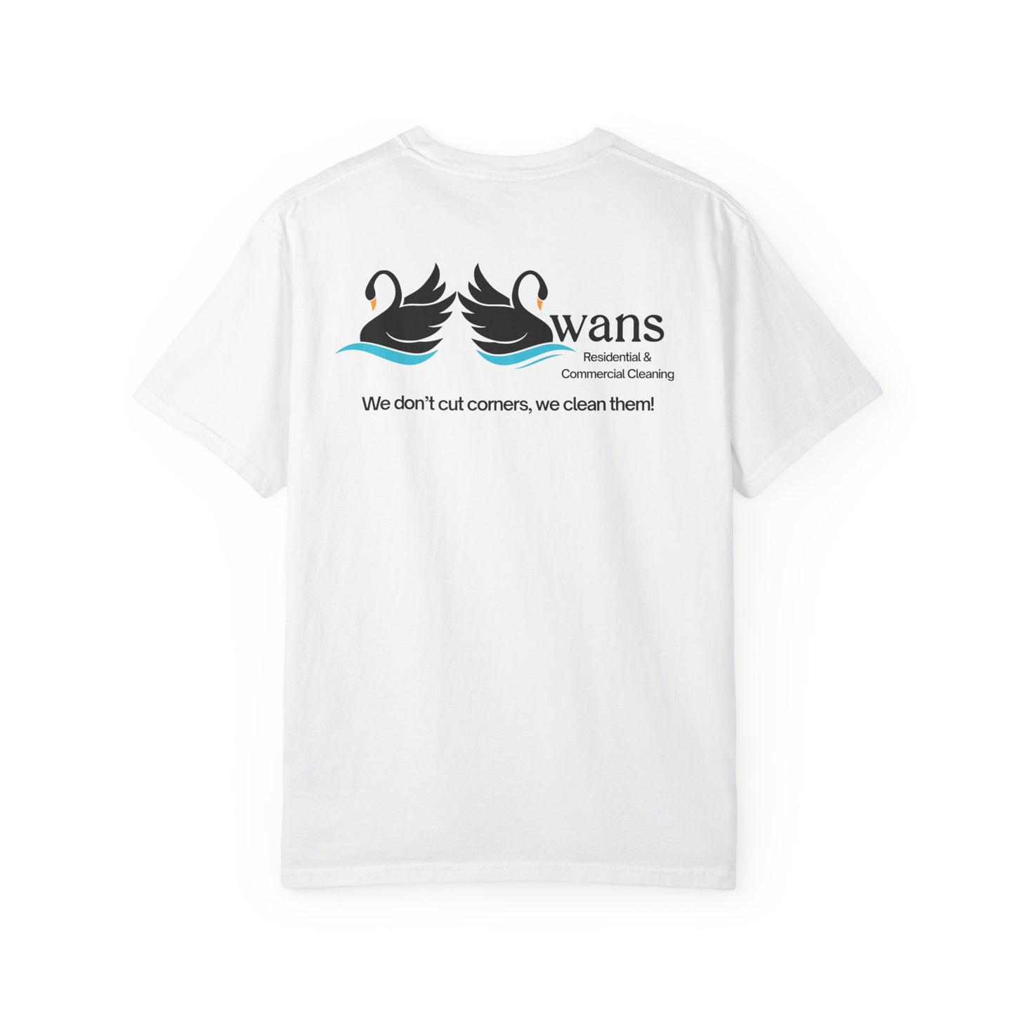SWANS Commercial and Residential Cleaning Services T-Shirt | Cleaning Company Logo