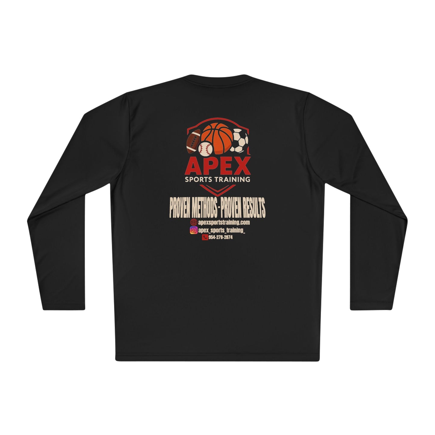 Apex Sports Training Long Sleeve Tee | Athletic Performance Shirt