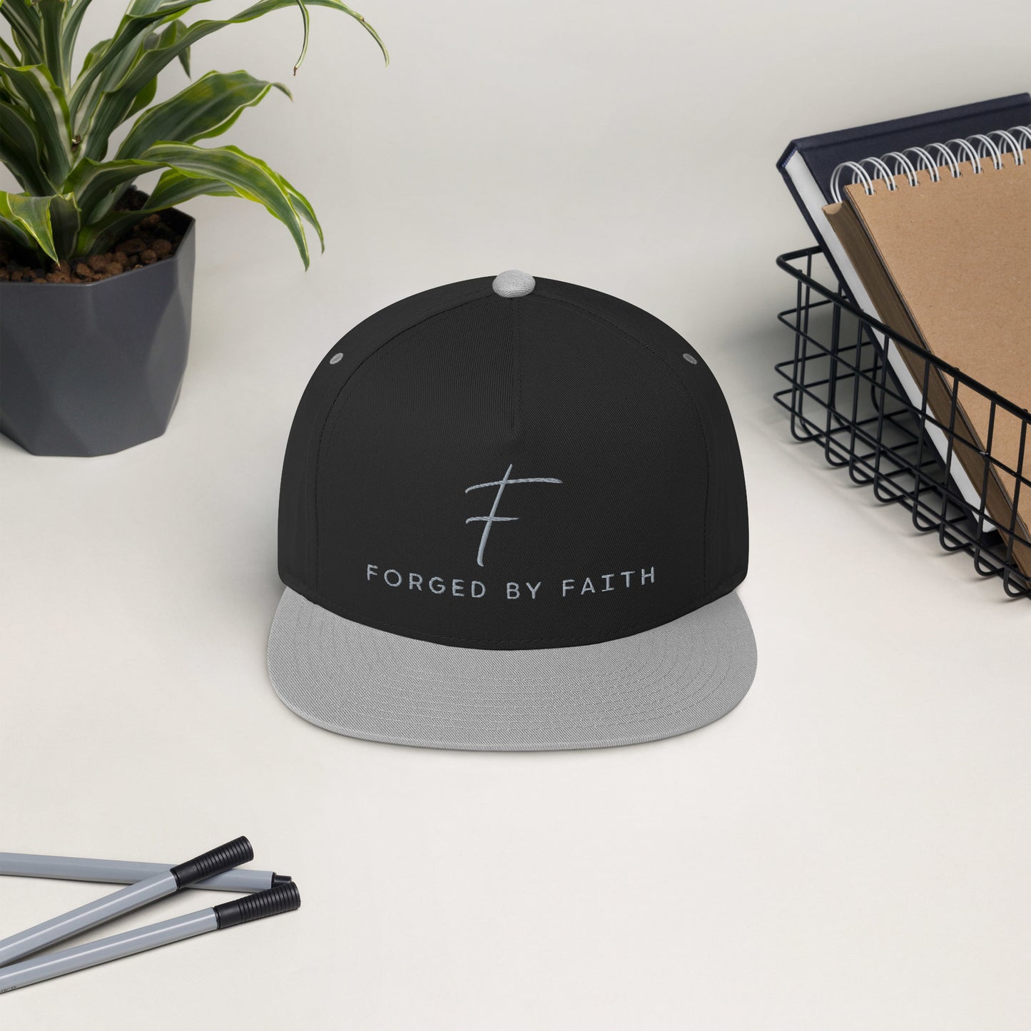 Forged By Faith - Flat Bill Cap