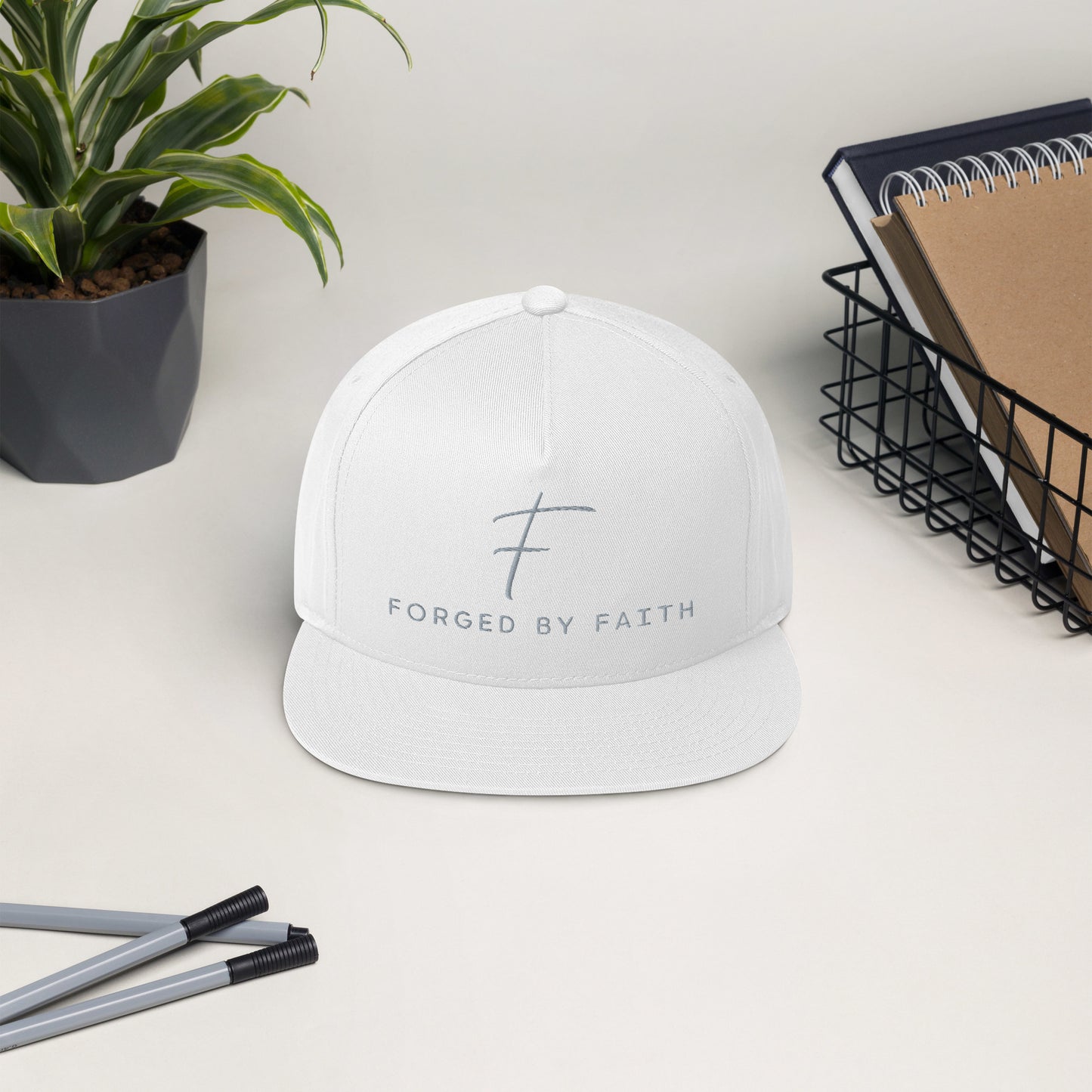 Forged By Faith - Flat Bill Cap